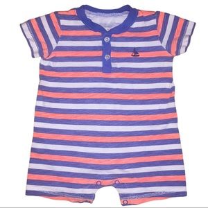 Carter’s Baby Boy Short Sleeve Striped Bodysuit